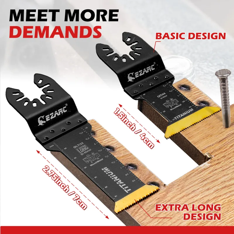 EZARC Titanium Oscillating Saw Blades 4-Pack 2