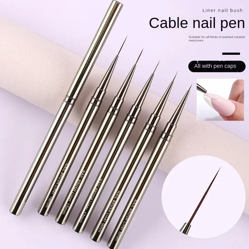5PC Nail Liner Brush Set 4