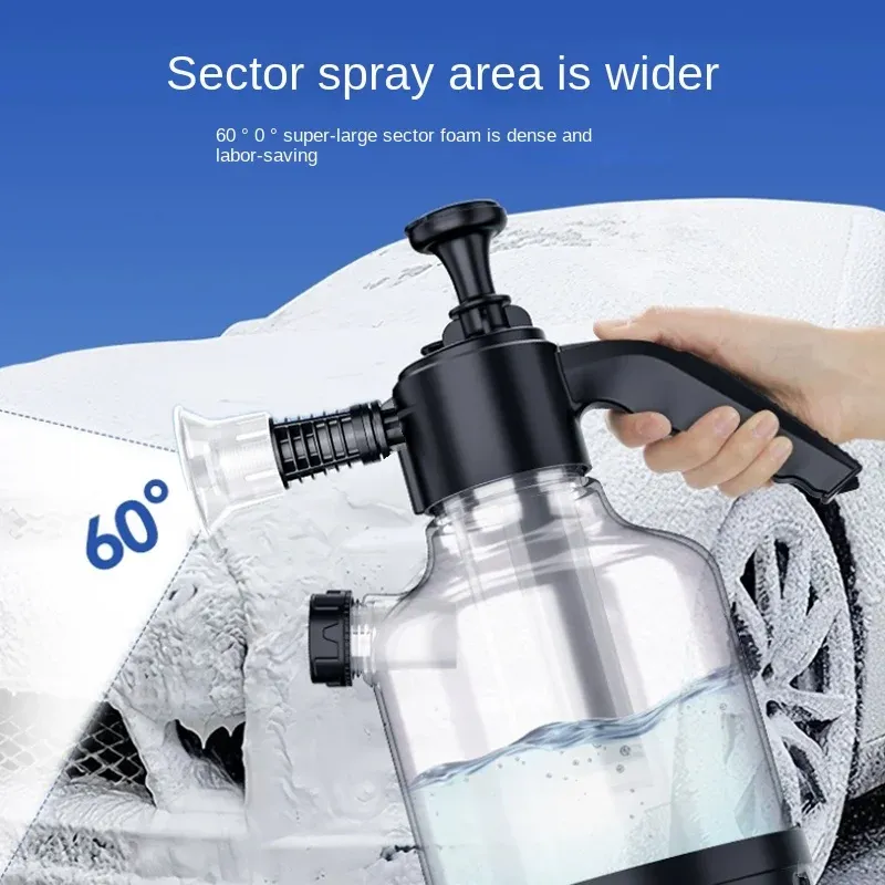 2.5L Hand Pump Foam Sprayer Car Wash 5