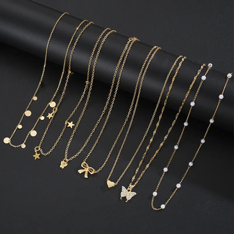 17-Piece Minimalist Vintage Jewelry Set for Women 3
