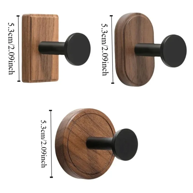 Solid Wood Suction Cup Hook 6