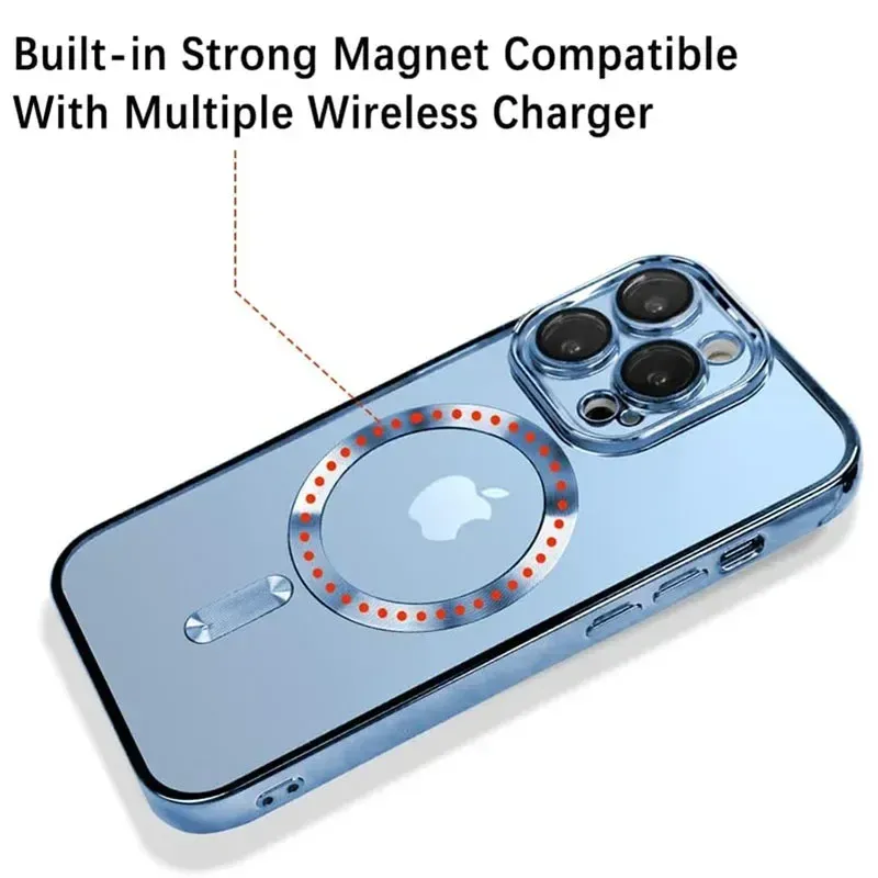Clear Magnetic iPhone Case with Lens Guard 5