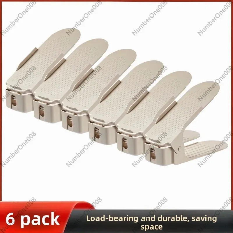 Adjustable 2-Tier Stackable Shoe Rack 4