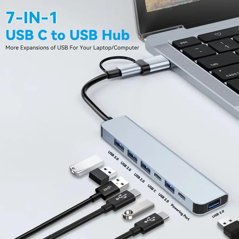 7-in-1 USB C Hub for MacBook Pro 2