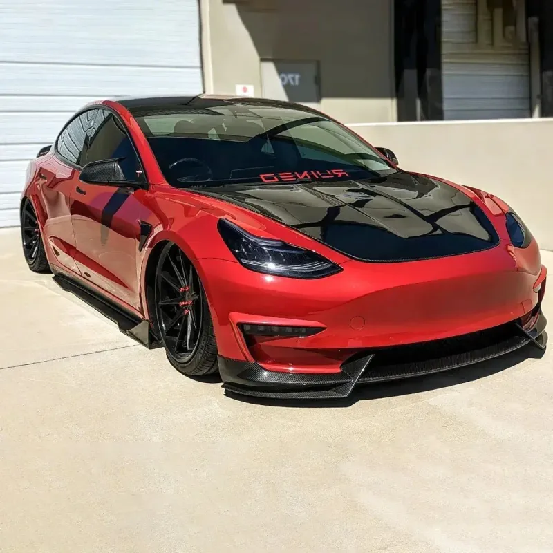 Tesla Model 3/Y Front Bumper Lip Spoiler 6