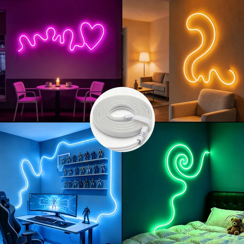 Motion Sensor LED Neon Strip Light 11 Colors 6