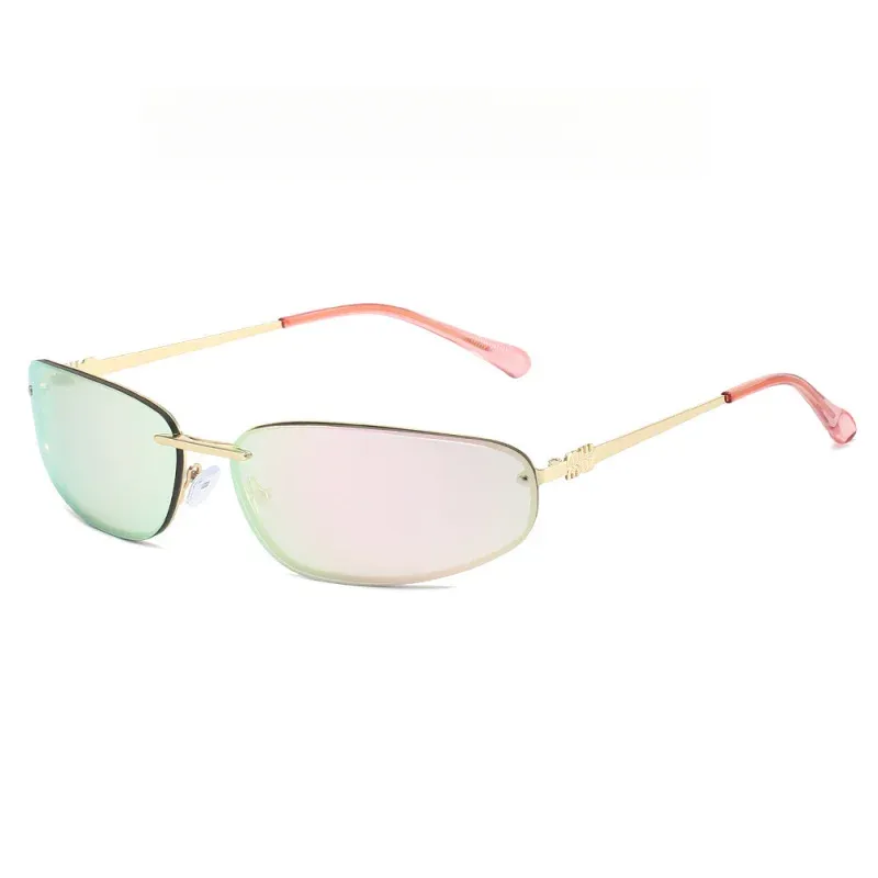 Y2K Cat Eye Mirrored Sunglasses 2