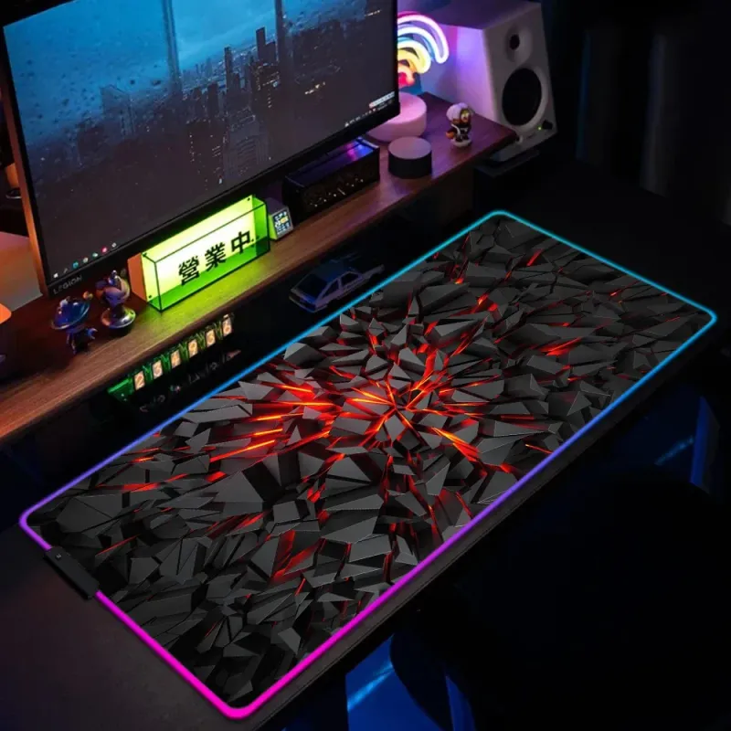 XXL RGB Gaming Mouse Pad - 3D LED Desk Mat 4