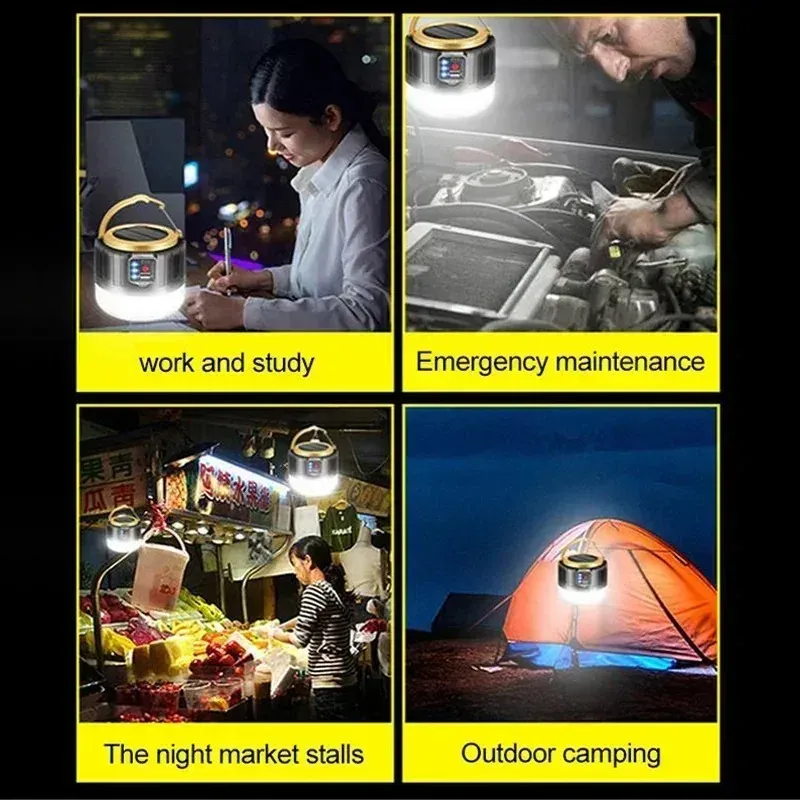 Solar Camping Light with Remote 6