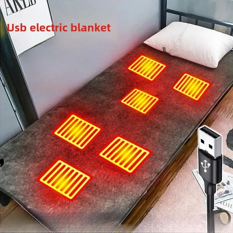 USB Heated Plush Electric Blanket Mat 1