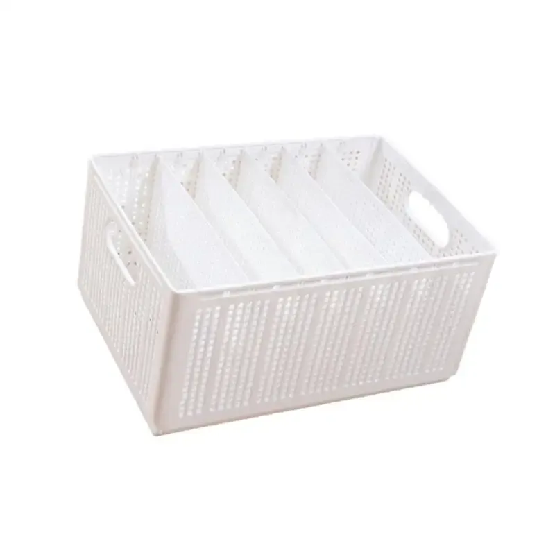 Foldable Fabric Storage Bin with Dividers 4
