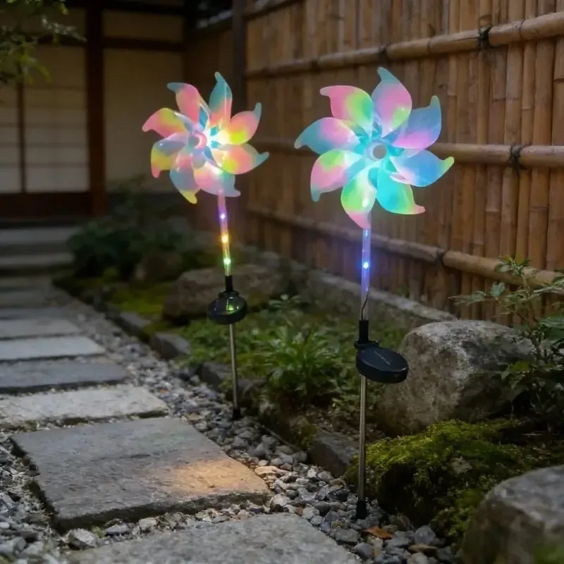 Solar Windmill Garden Light 4