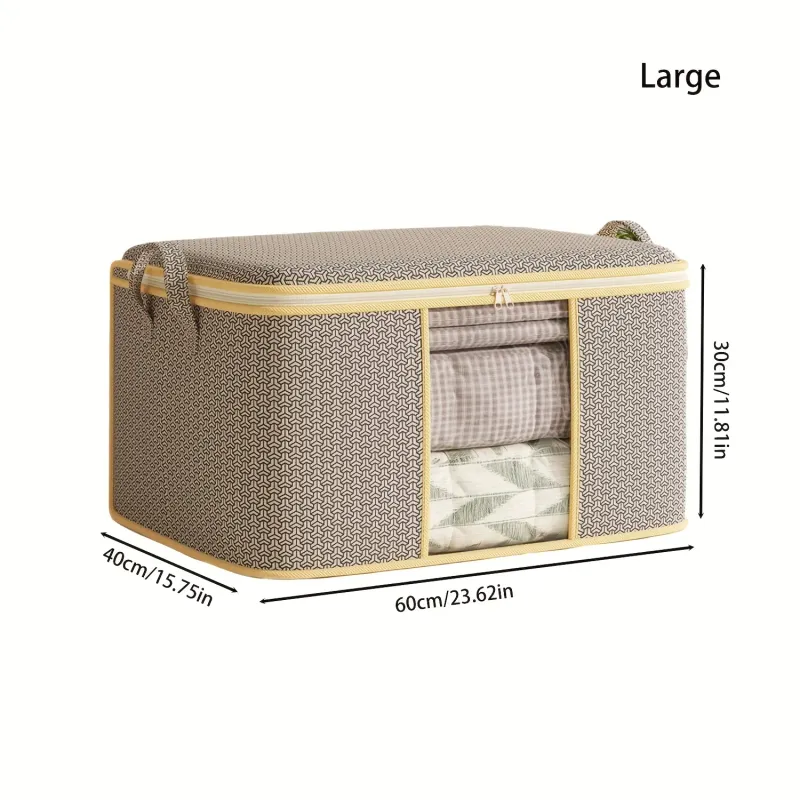 Foldable Fabric Storage Box with Clear Window 5