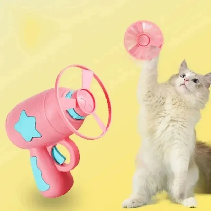 Interactive Flying Disc Cat Toy 3