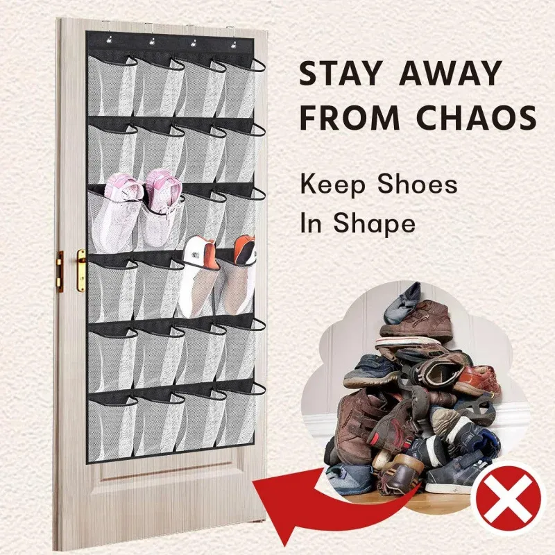 24-Grid Shoe Organizer Storage Rack 3