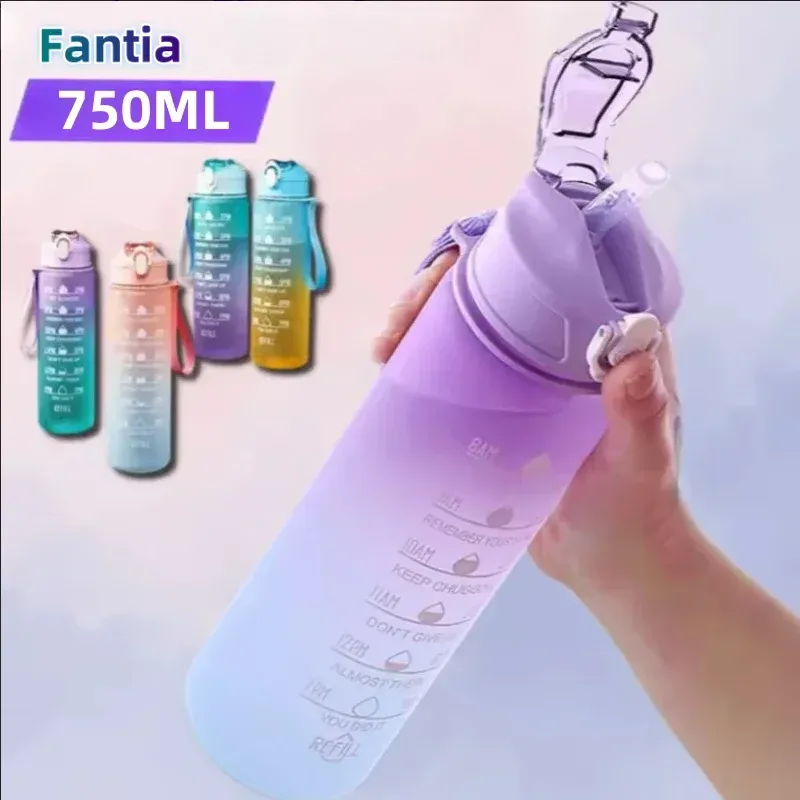750ML Motivational Sports Water Bottle 1