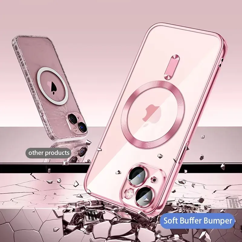 Clear Plating Ultrathin Silicone iPhone Case 4