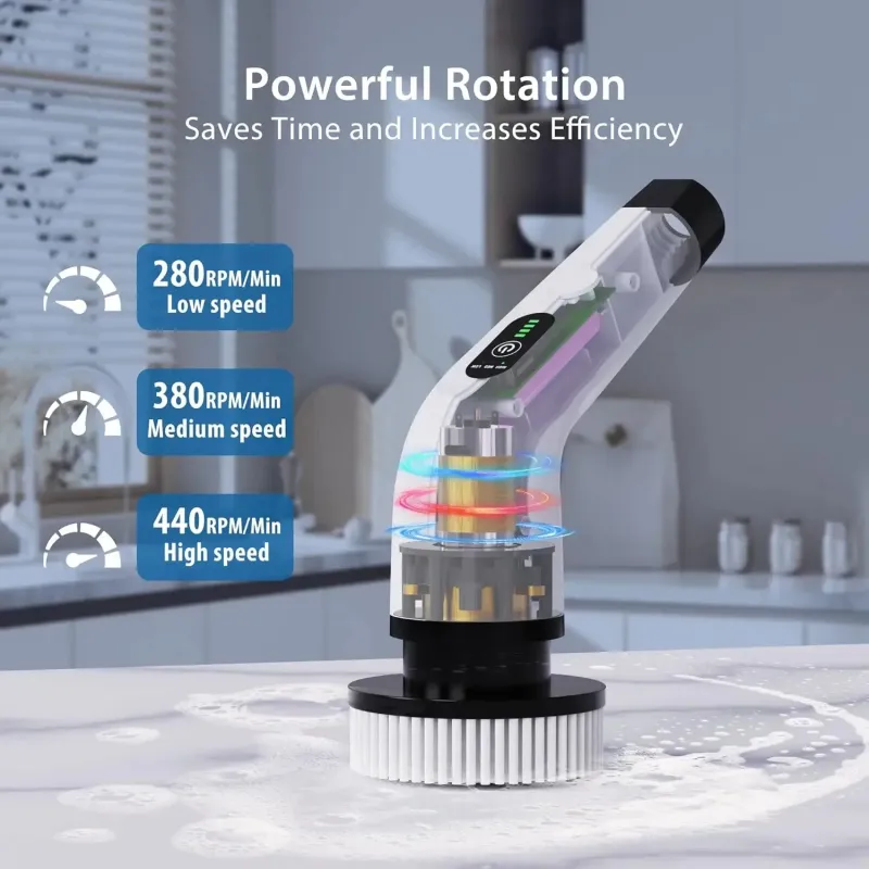 Multipurpose Power Spin Scrubber 5