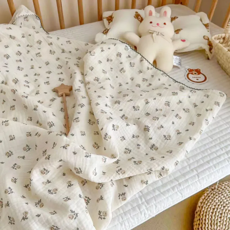 Summer Muslin Baby Swaddle Blanket 5