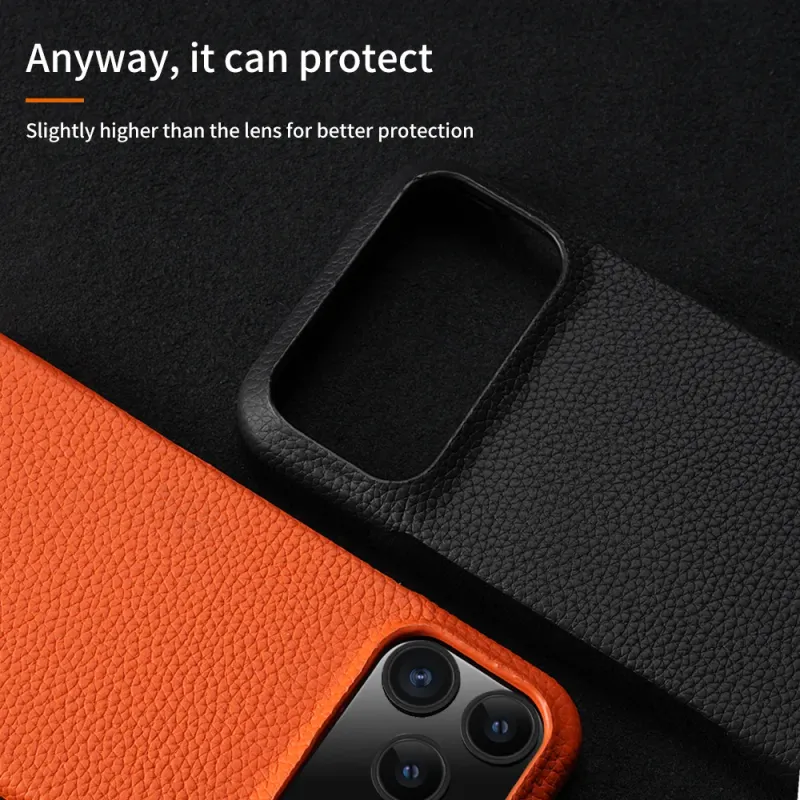 LANGSIDI Magsafe Leather Case for iPhone 5
