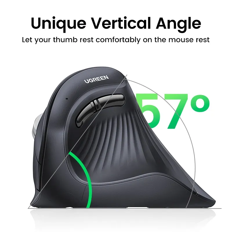 UGREEN Ergonomic Wireless Vertical Mouse 2