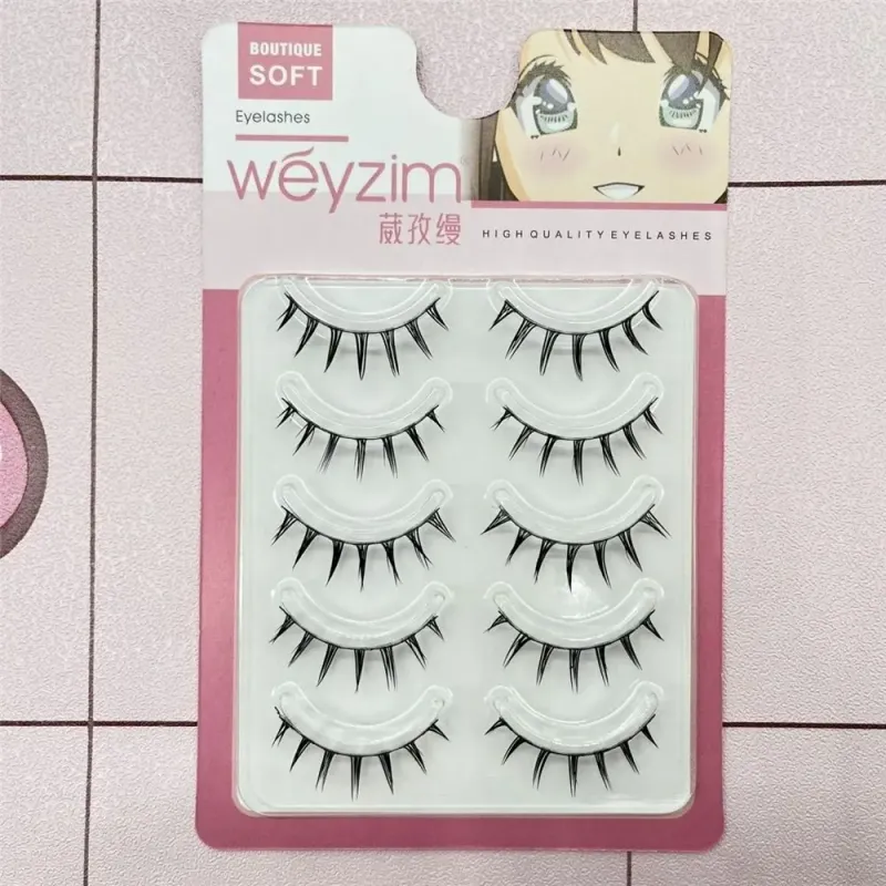 Manga Anime Faux Mink Lash Set 4