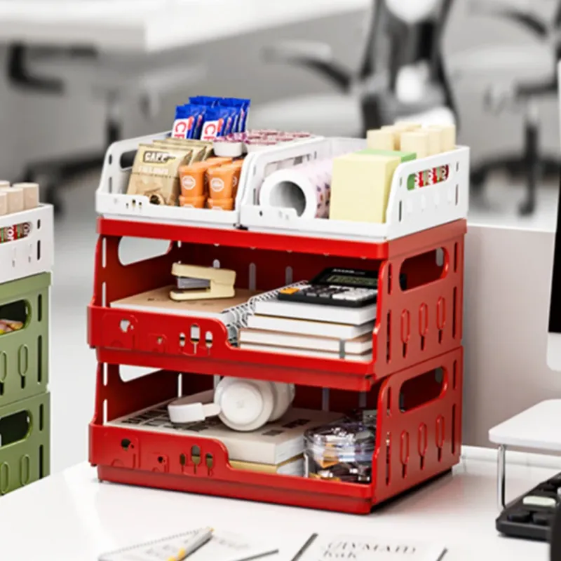 Stackable PP Storage Bin Organizer 6