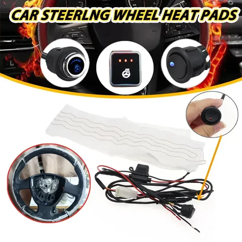 Heated Steering Wheel Cover Kit 2
