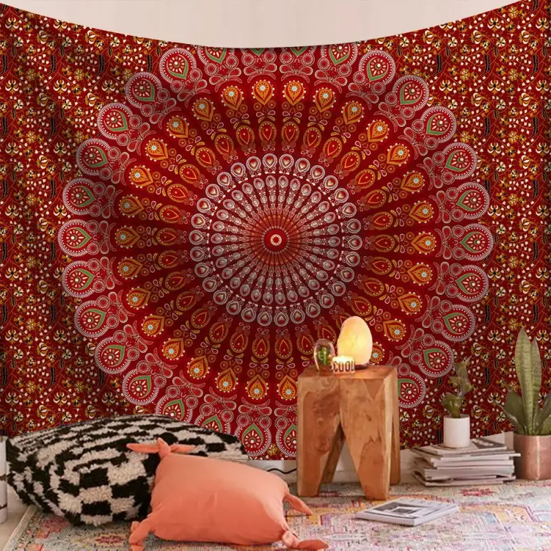 Indian Mandala Boho Wall Tapestry 2