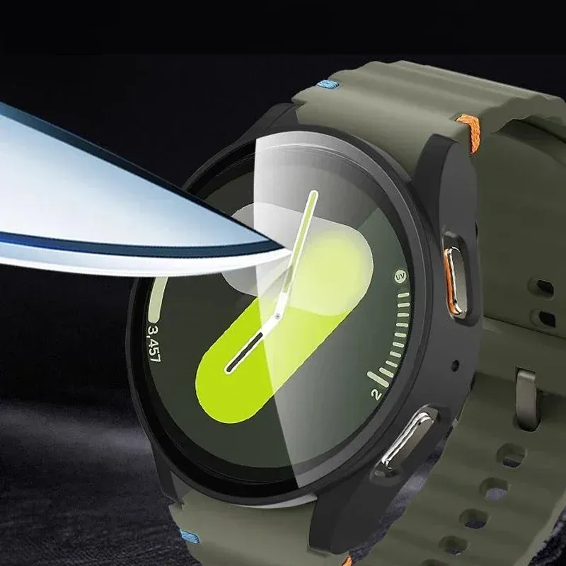 Galaxy Watch Tempered Glass + PC Case 44mm 40mm 2