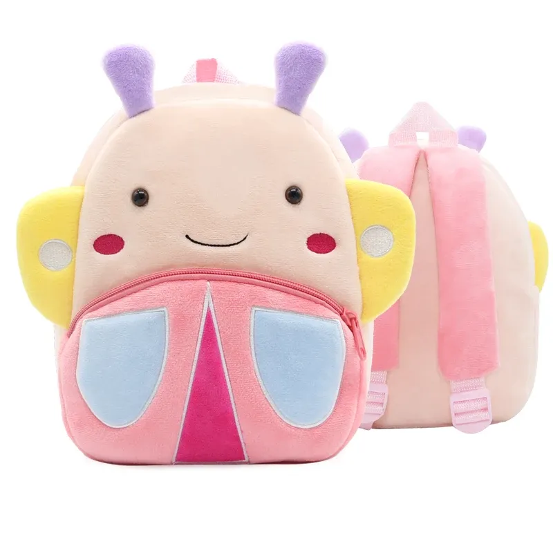 Cartoon Plush Animal Kids Backpack 5