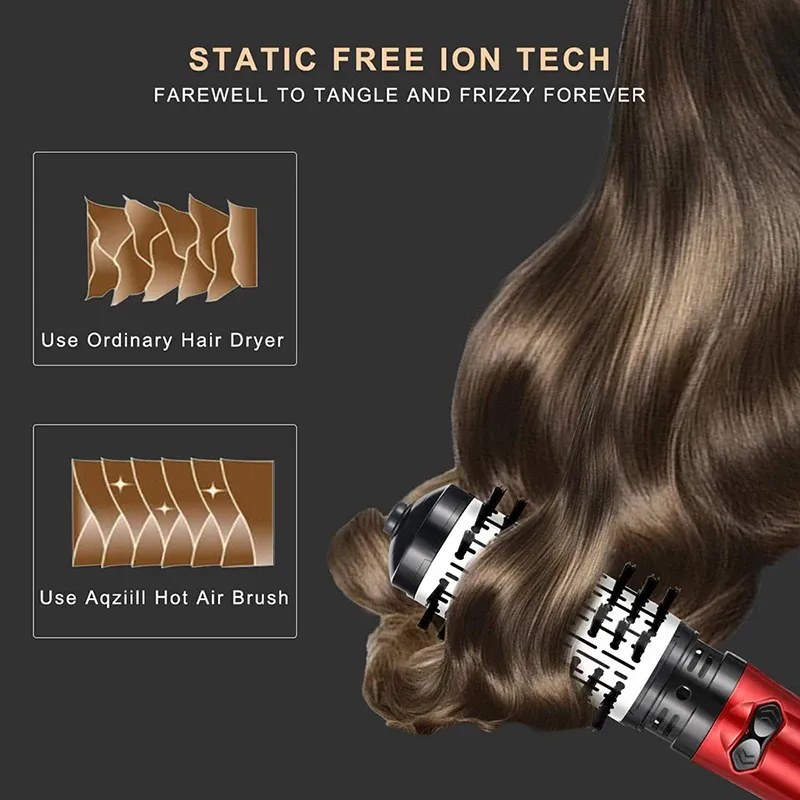 3-in-1 Rotating Hair Styling Brush 5