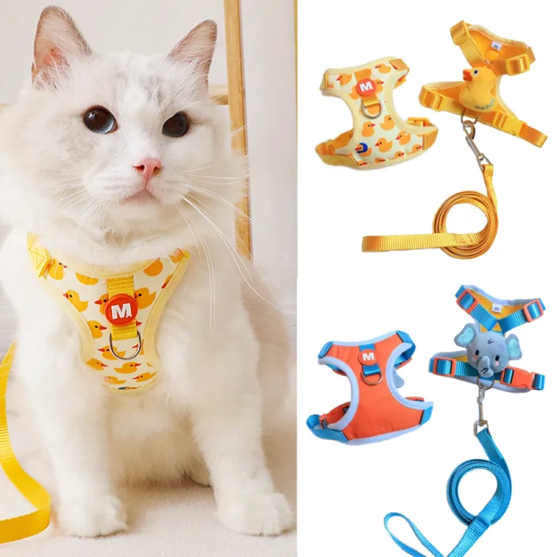 Escape Proof Mesh Cat Harness & Leash 5