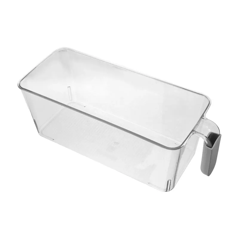 Clear Stackable Fridge Storage Bins 6