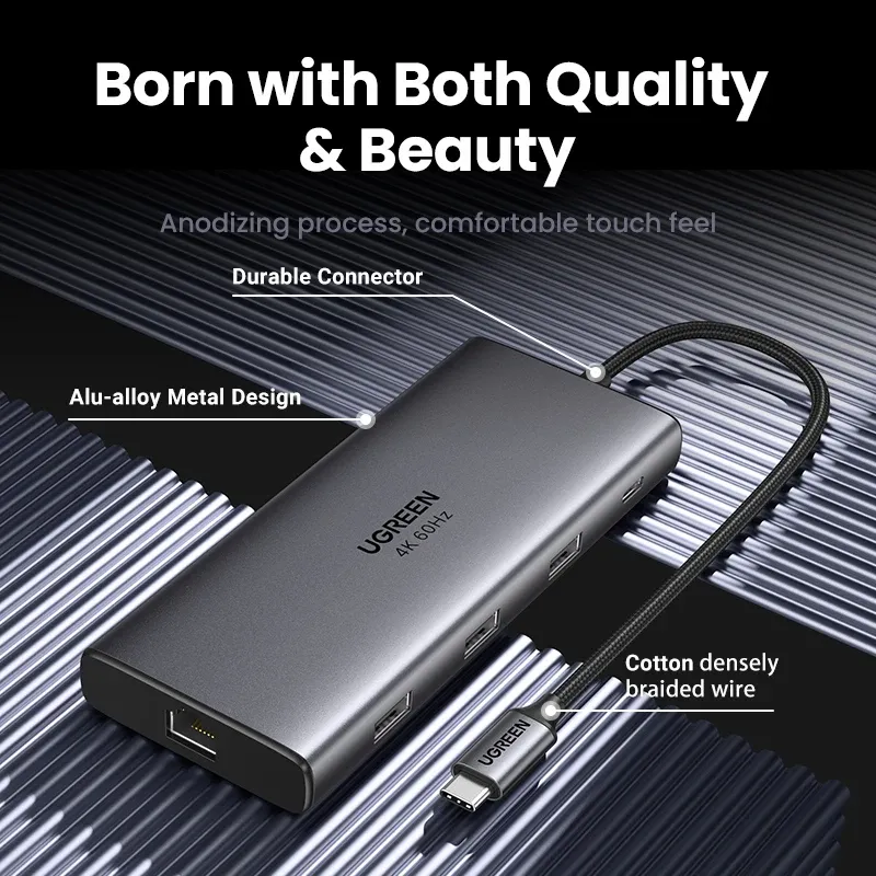 UGREEN USB-C Hub Docking Station 6