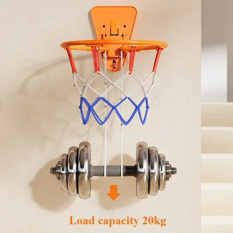 Kids Indoor Wall Mounted Foldable Basketball Hoop 3