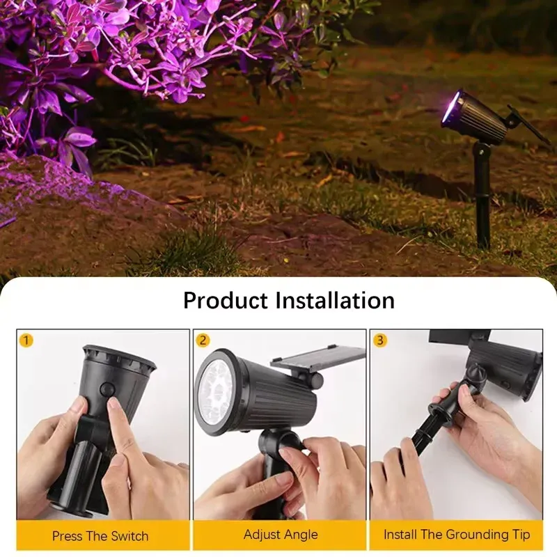 Solar Motion Sensor Wall Lamp 5