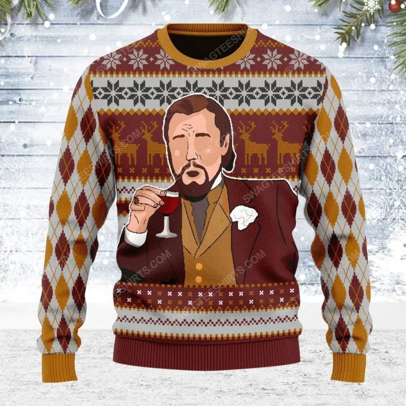 Leo DiCaprio Meme Ugly Christmas Sweater 6