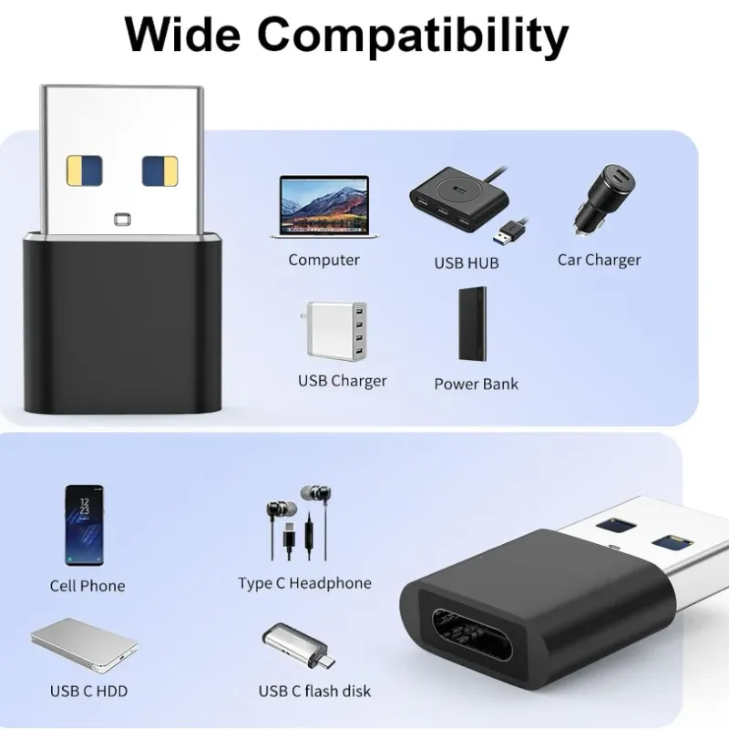 Адаптер USB-C к USB-A, 4 шт. 2