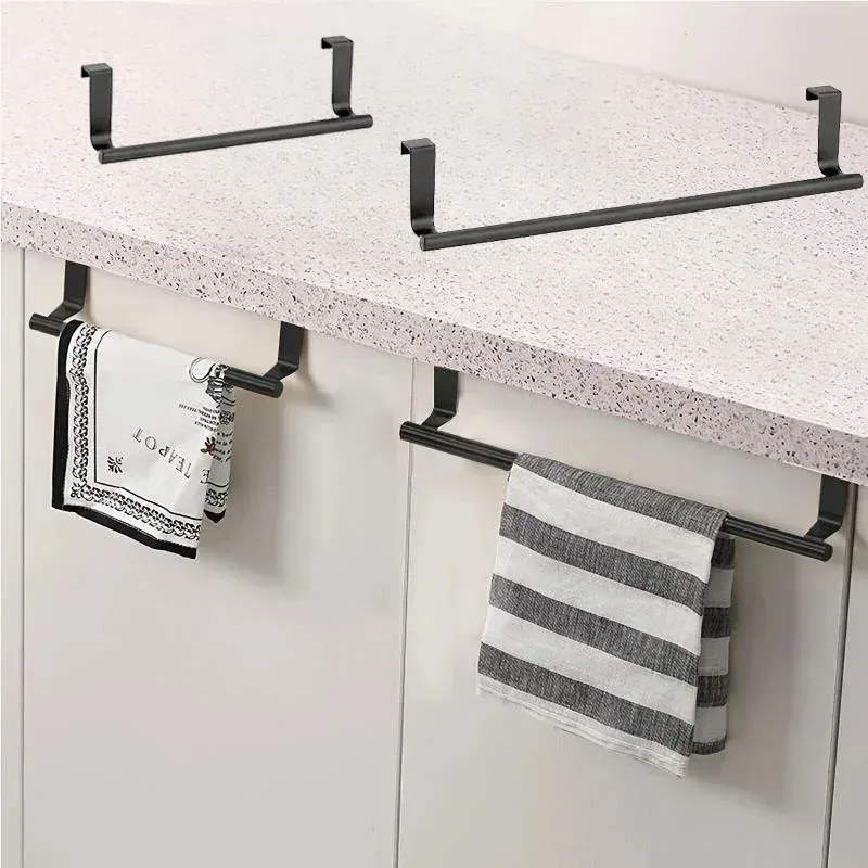 Stainless Steel Over-Door Towel Rack 2