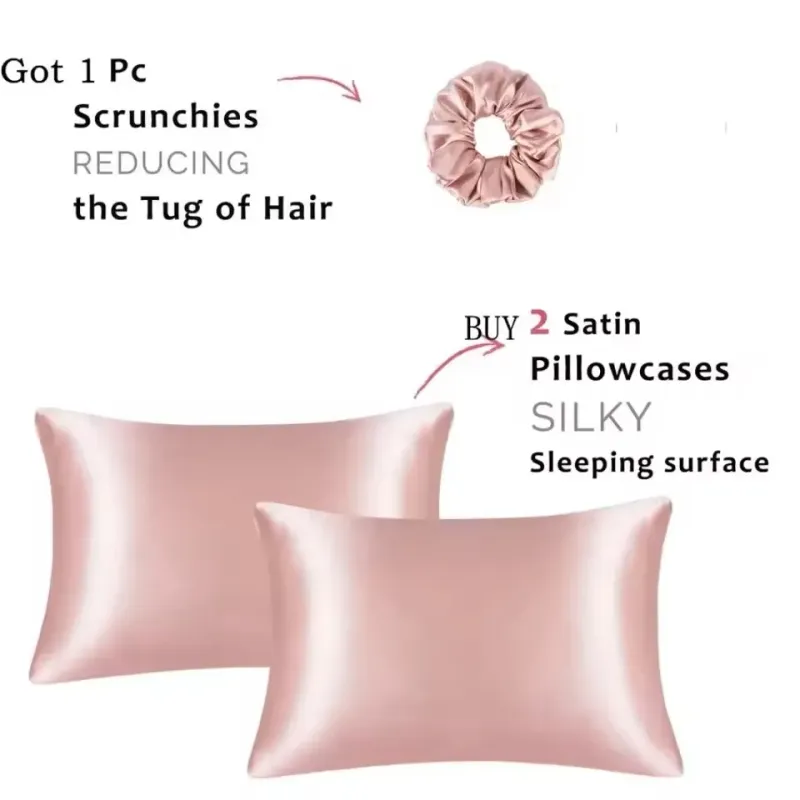 Kuup Satin Pillowcase Silk Hair Beauty Cover 2