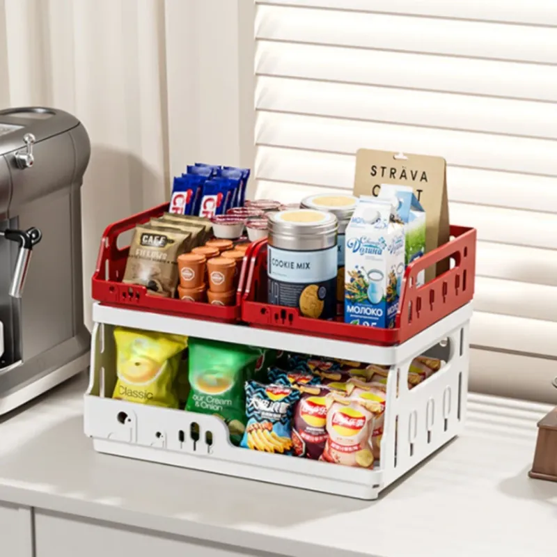 Foldable Stackable Storage Basket 2