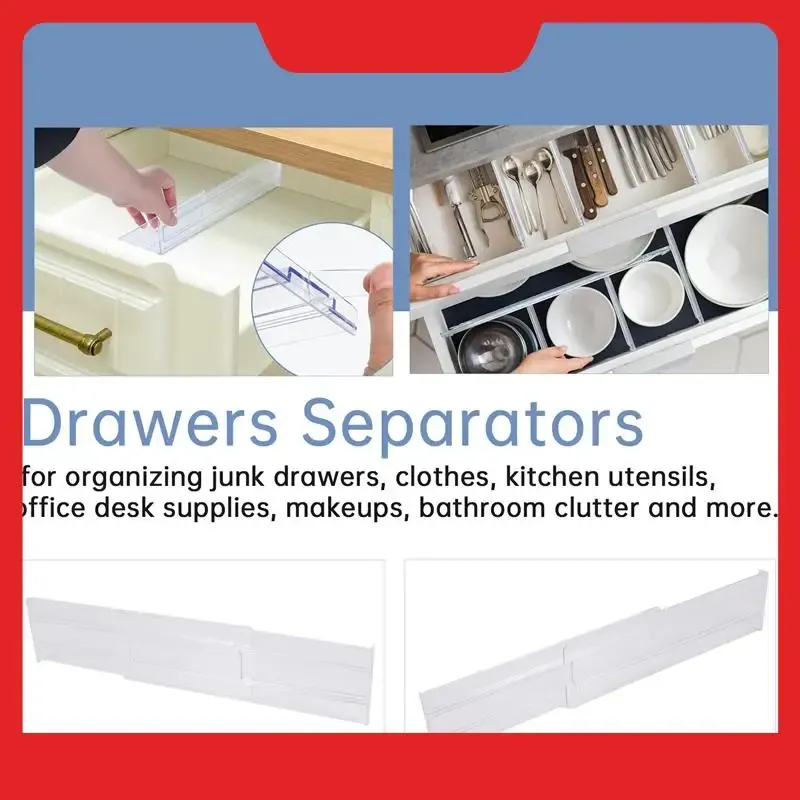 Adjustable Drawer Dividers 8-Pack 1