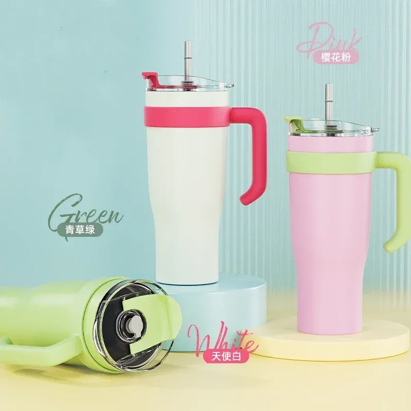 40oz Insulated Tumbler with Handle 3