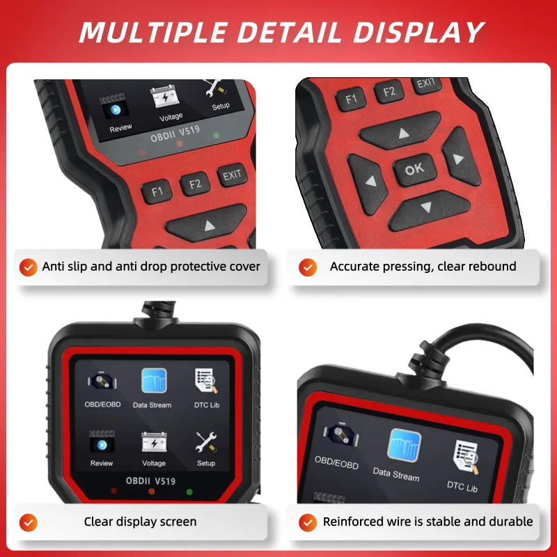 V519 OBD2 Car Diagnostic Scanner 3