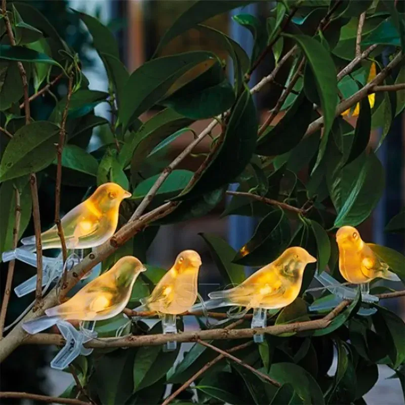 Solar Bird String Lights 5