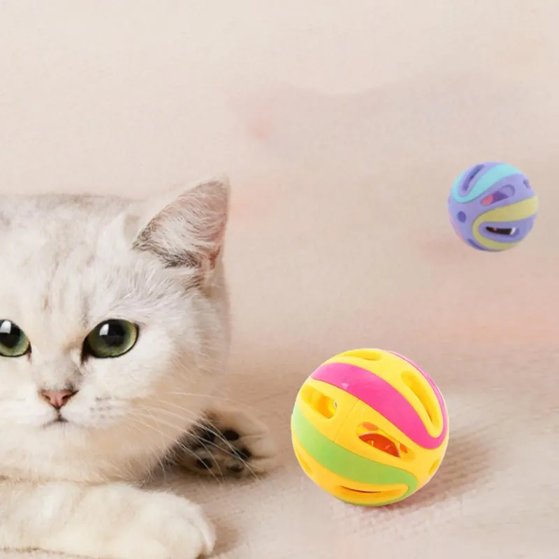 Jingle Bell Pounce Ball Cat Toy 5