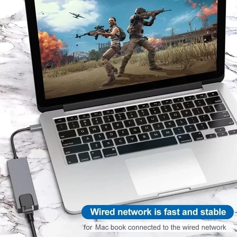 5-in-1 USB C Hub with 4K HDMI & Ethernet 4