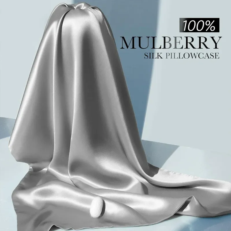 Mulberry Silk Pillowcase Hidden Zipper 2