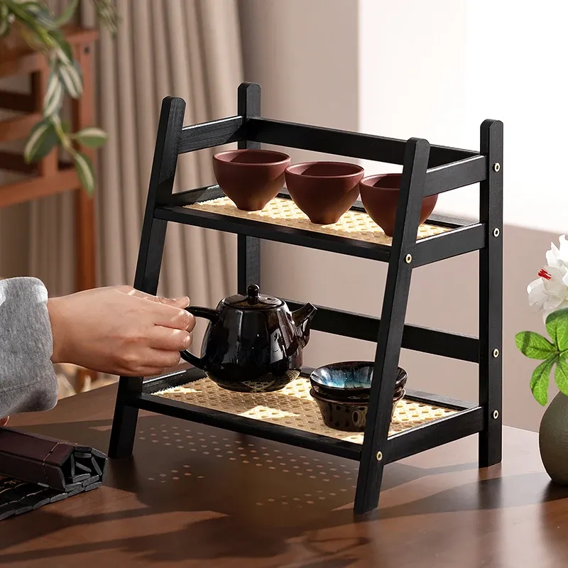 Bamboo Spice Rack Organizer 2